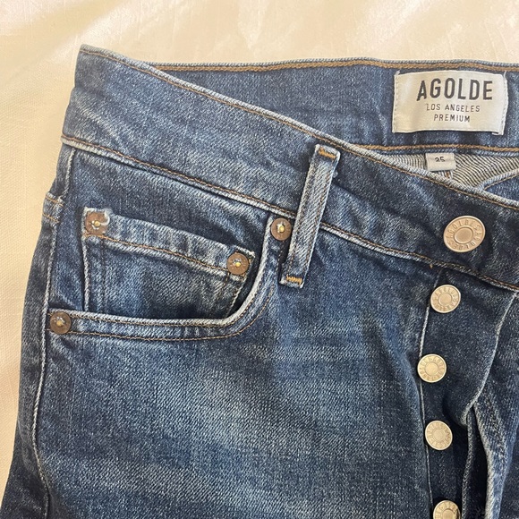 Agolde like new mid wash jeans - Picture 3 of 5